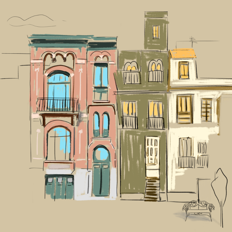 Architectural sketches #93