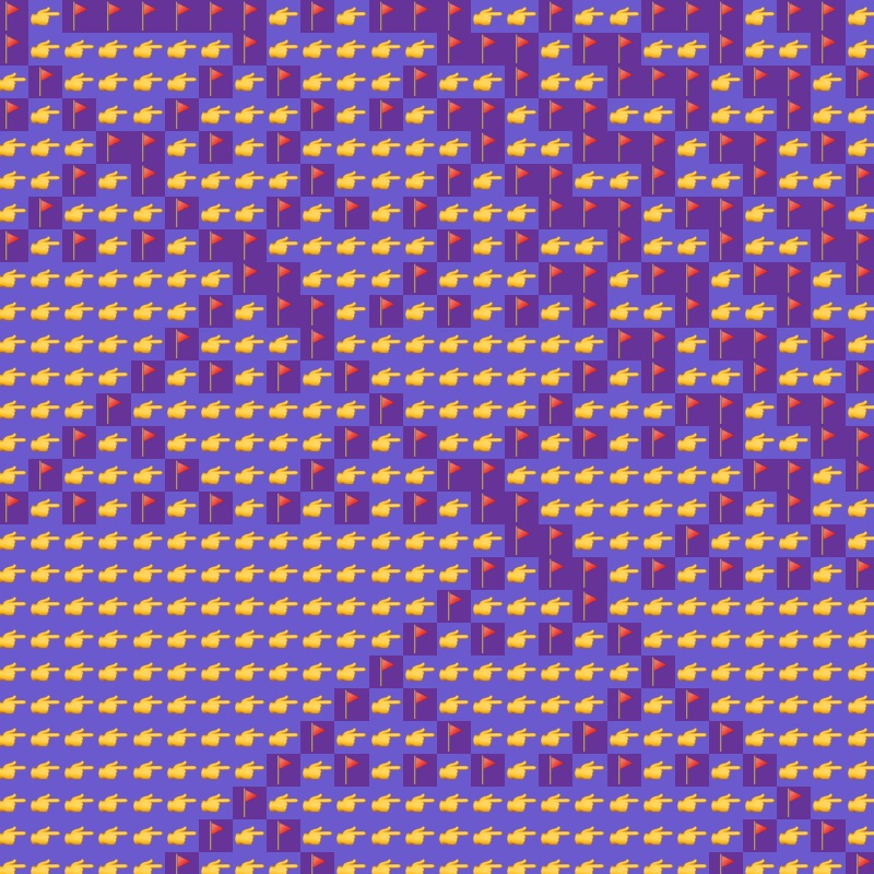 Elementary Cellular Emoji Automata #751