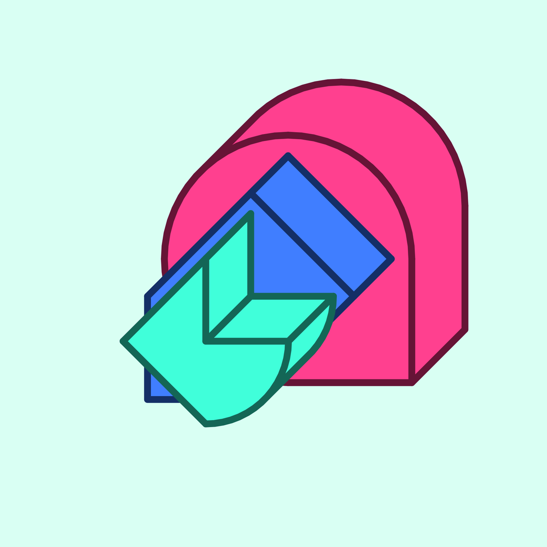 Calm shapes #1734