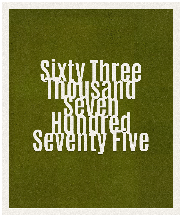 Count #63775