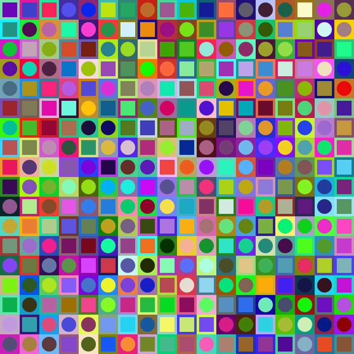 Square Dot Composition #211