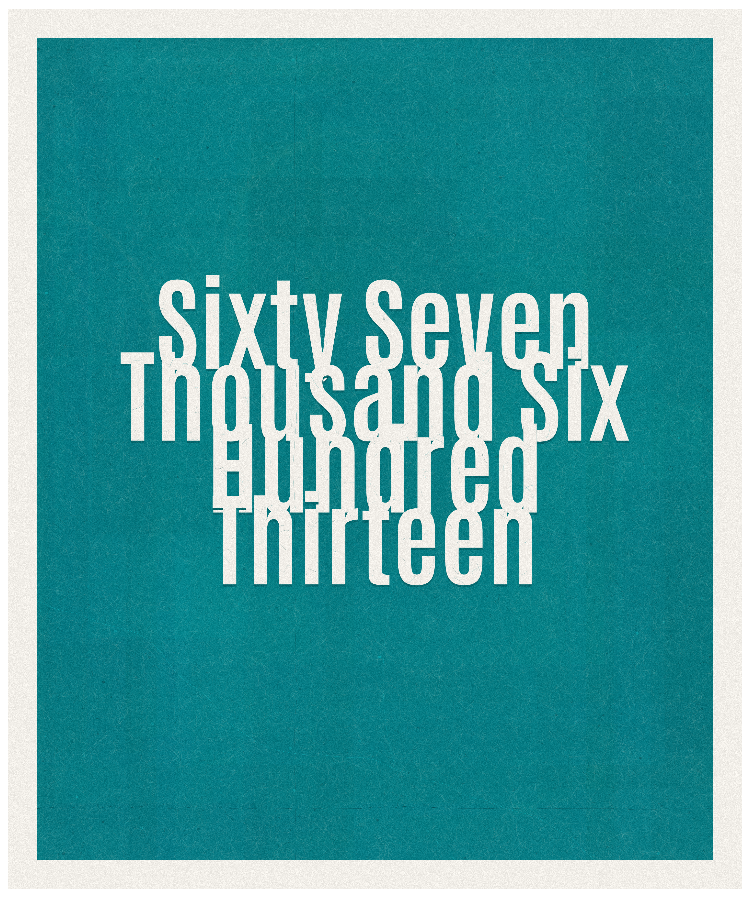 Count #67613