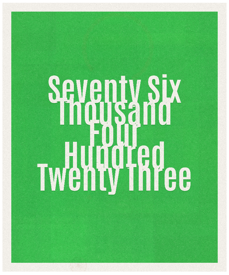 Count #76423