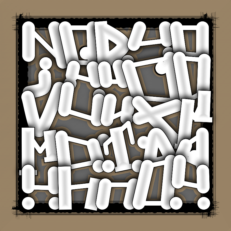 "Alphabetic signs" - (MatrixV2) #46