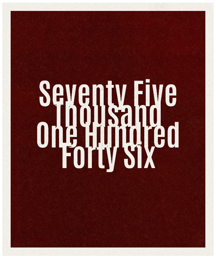 Count #75146