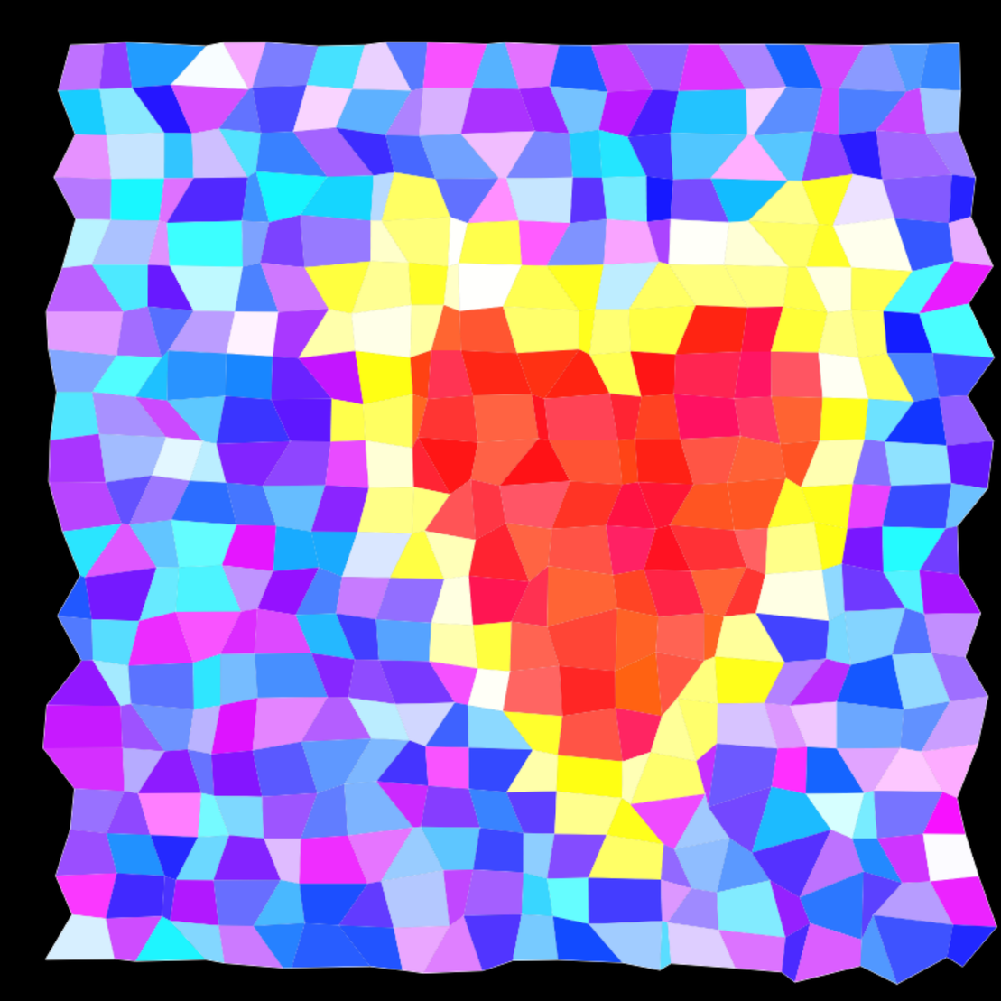 Heart mosaic #6