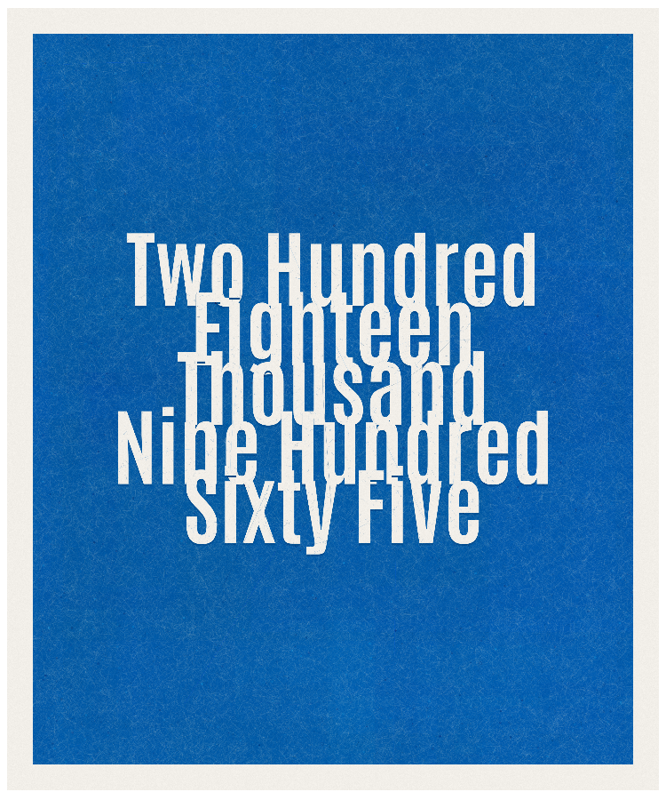 Count #218965