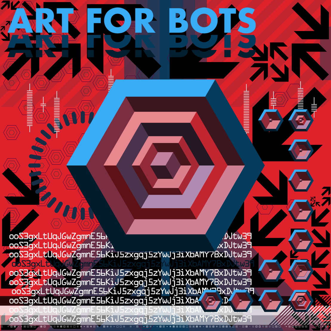 Hexagones - Art for Bots for Humans #54