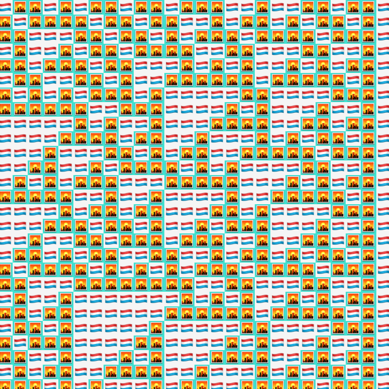 Elementary Cellular Emoji Automata #542