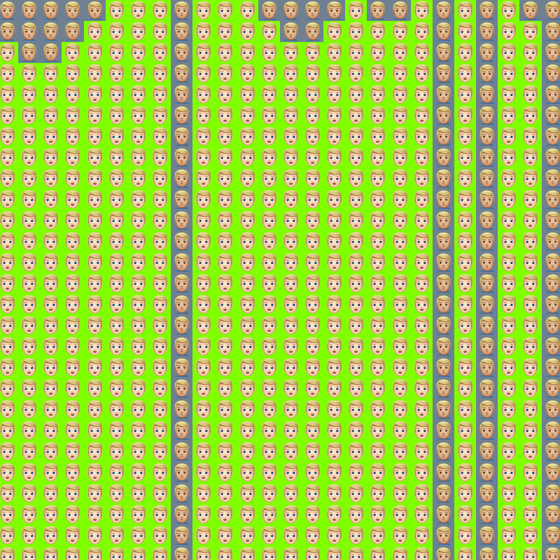 Elementary Cellular Emoji Automata #679