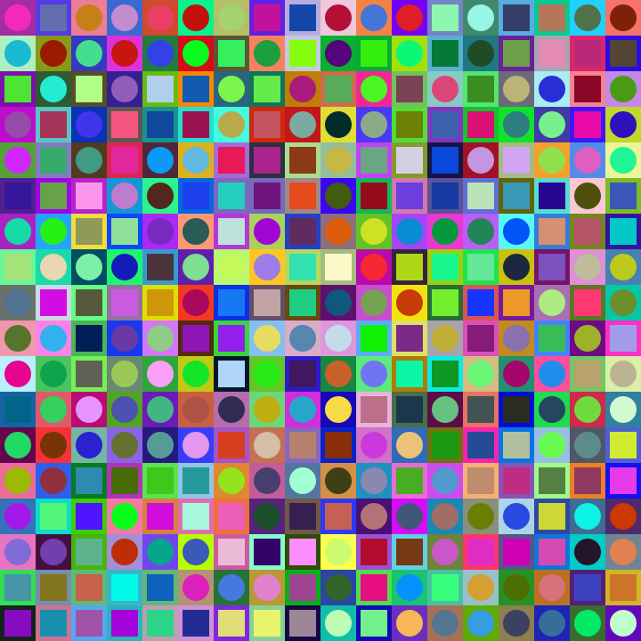 Square Dot Composition #20