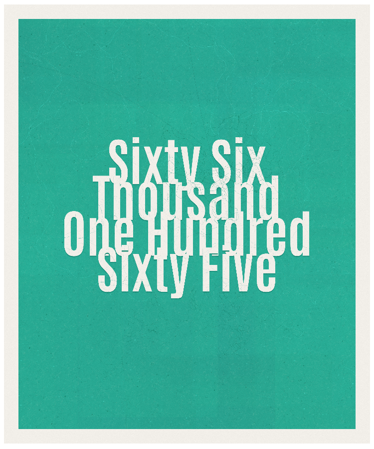Count #66165