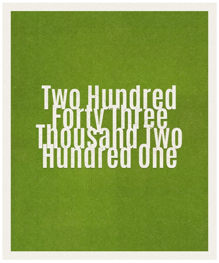 Count #243201