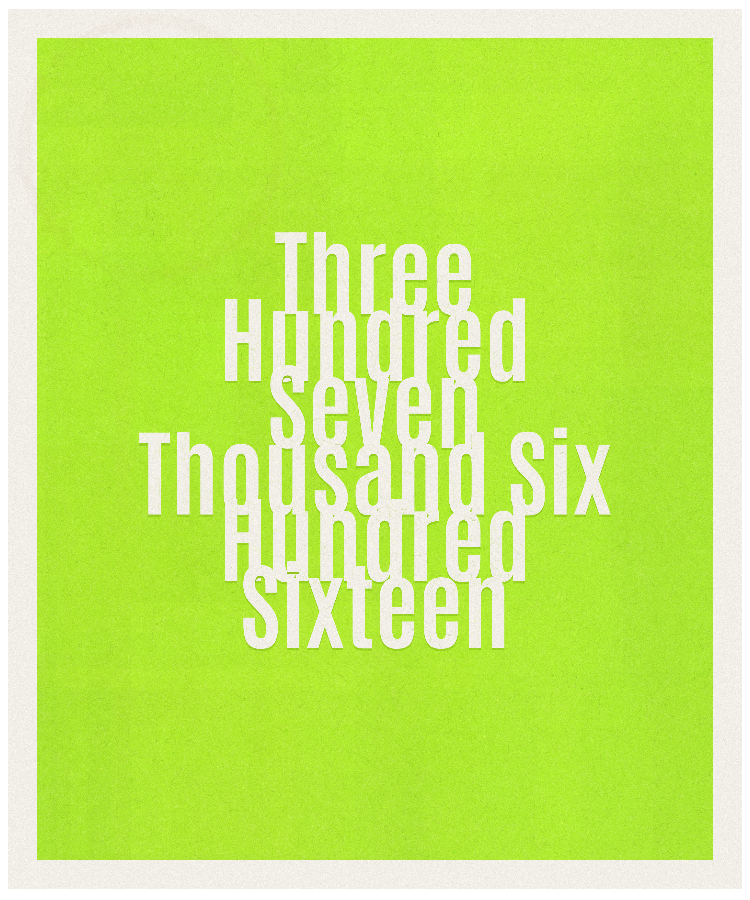 Count #307616
