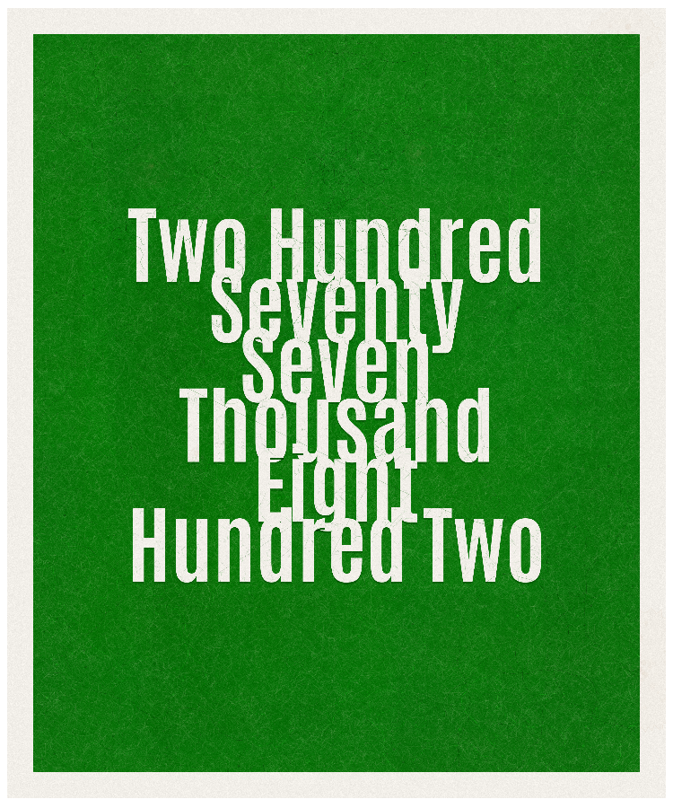 Count #277802