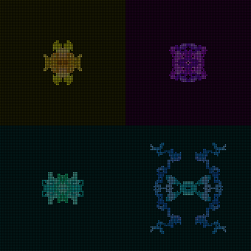 Dither Creatures 2x2 #66