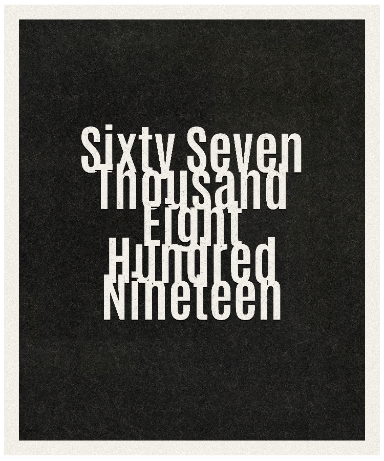 Count #67819