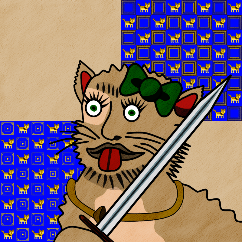 Famous Medieval Cat #117