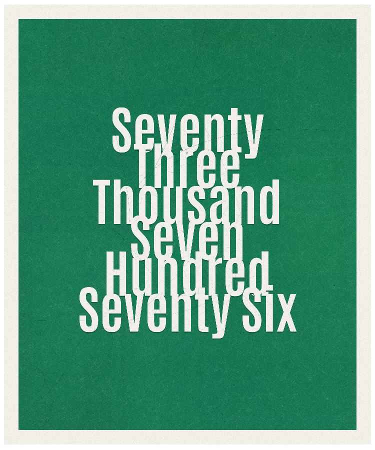 Count #73776