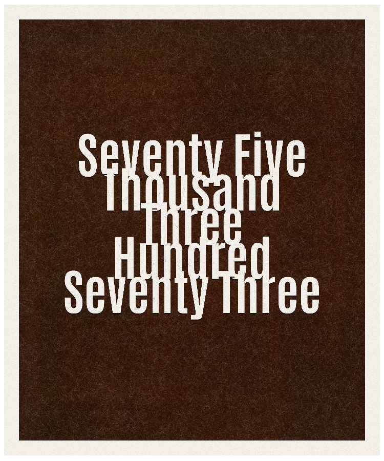 Count #75373