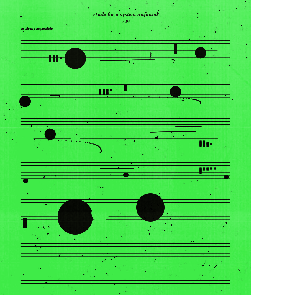 etude for a system unfound #88