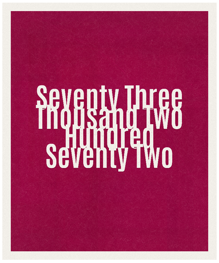 Count #73272