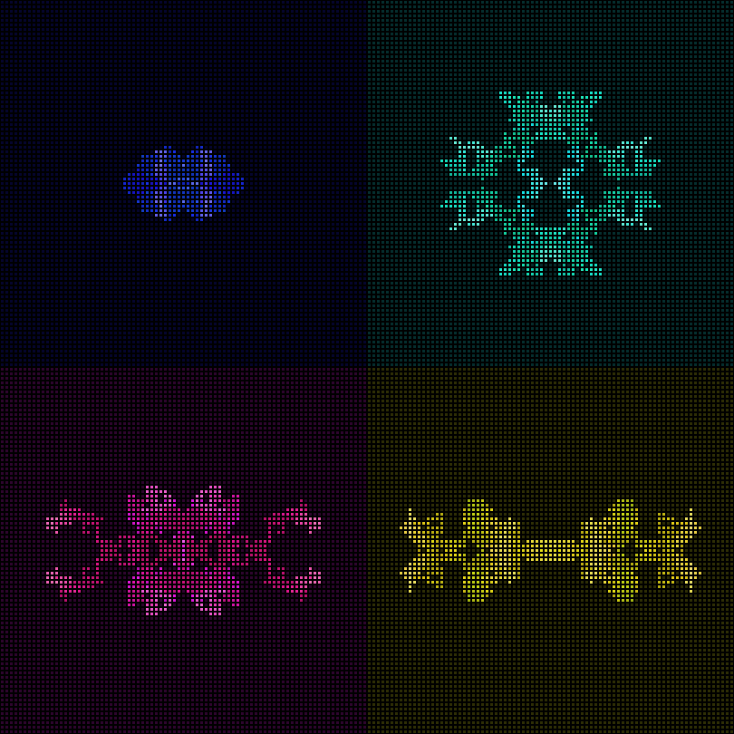 Dither Creatures 2x2 #2