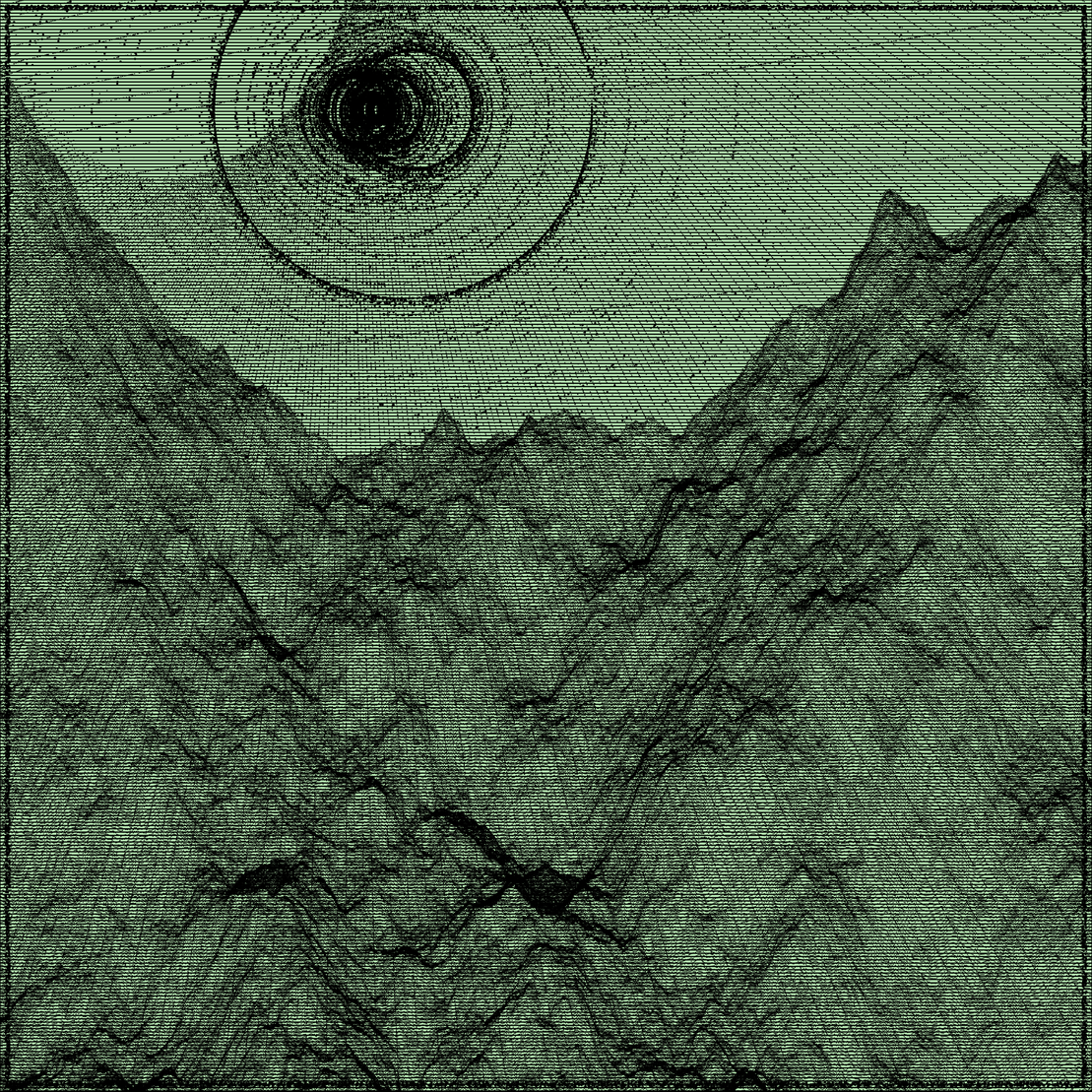 Surreal classic generative landscape #10