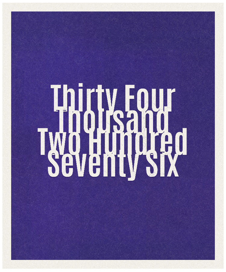 Count #34276