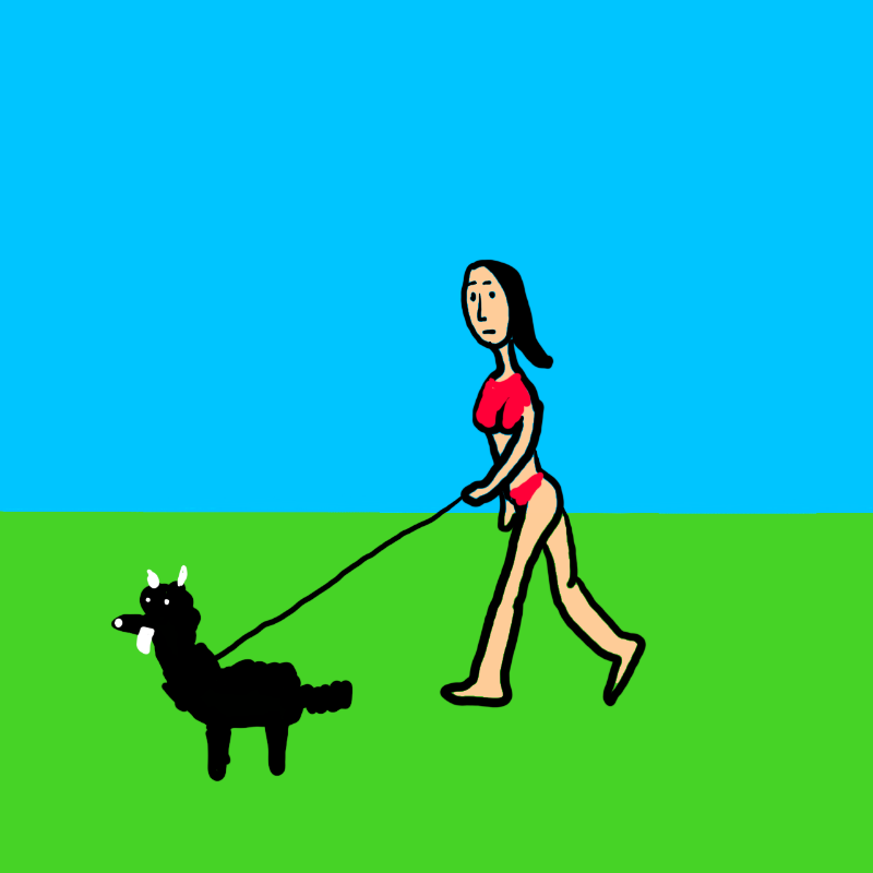 wALKING A DOG #76