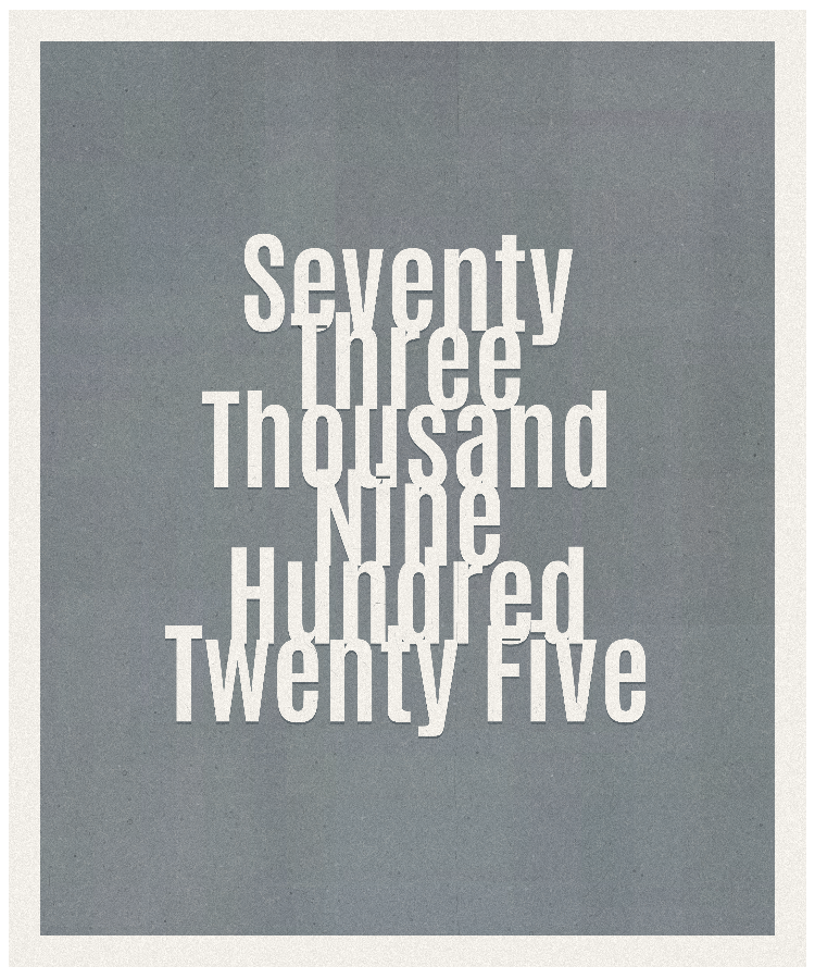 Count #73925