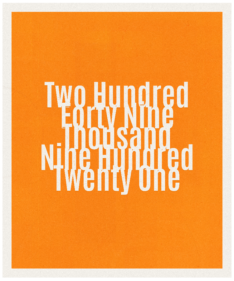 Count #249921