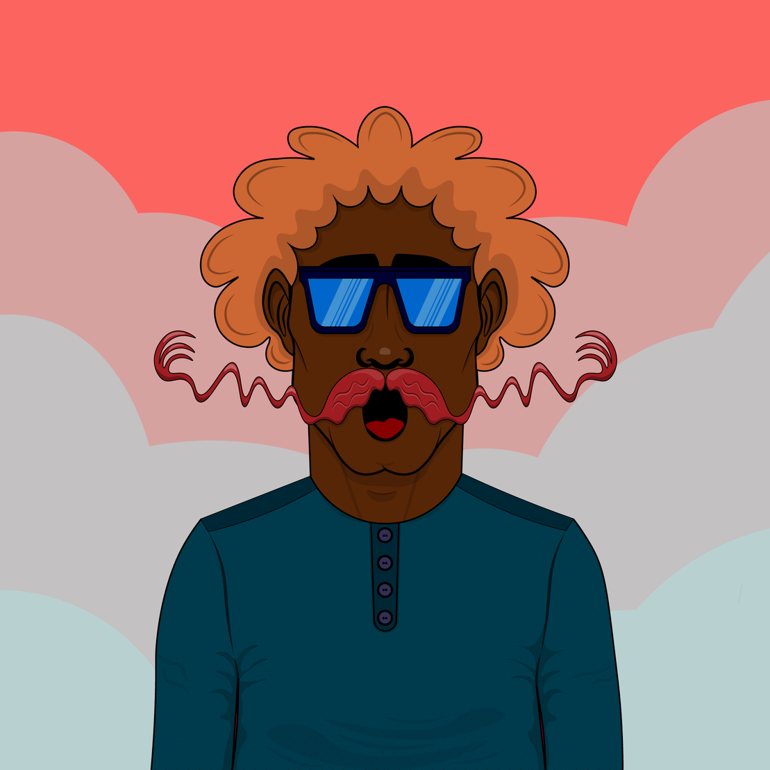 Mustachioed #108