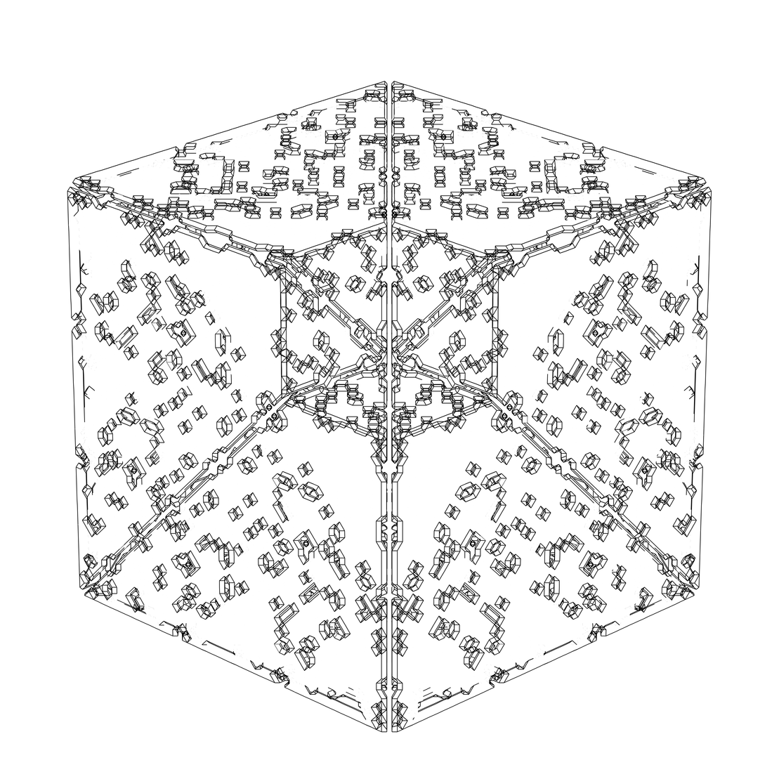 LL21 Alien Art Cube #387