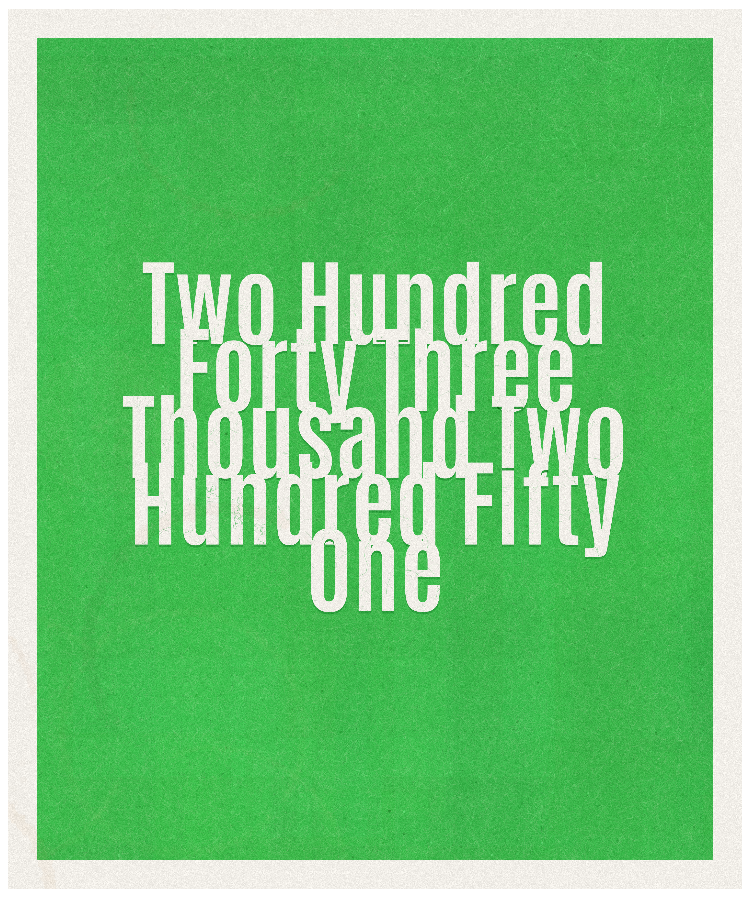Count #243251
