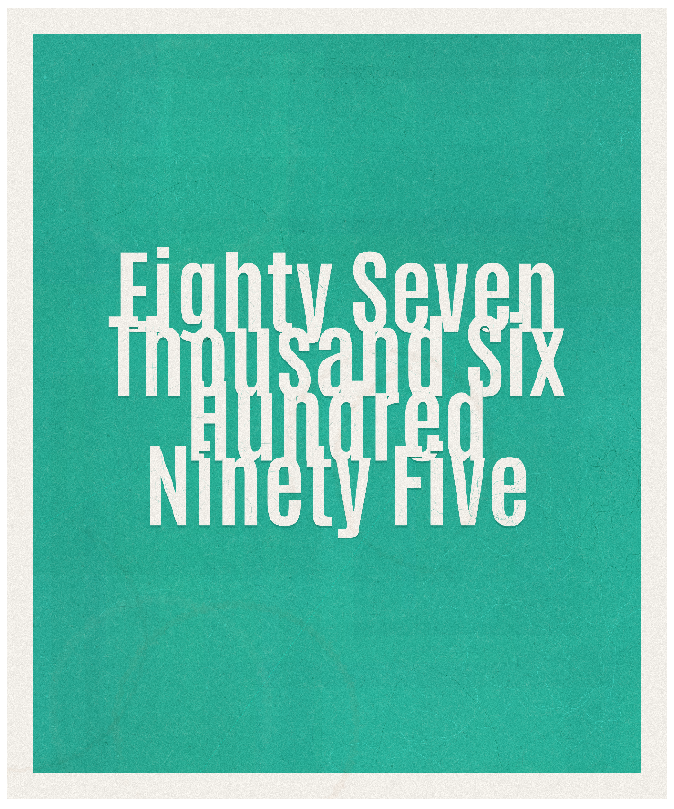 Count #87695