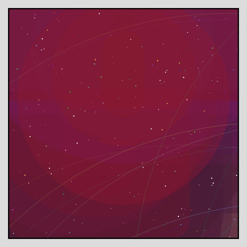 Color Field Starry B #144