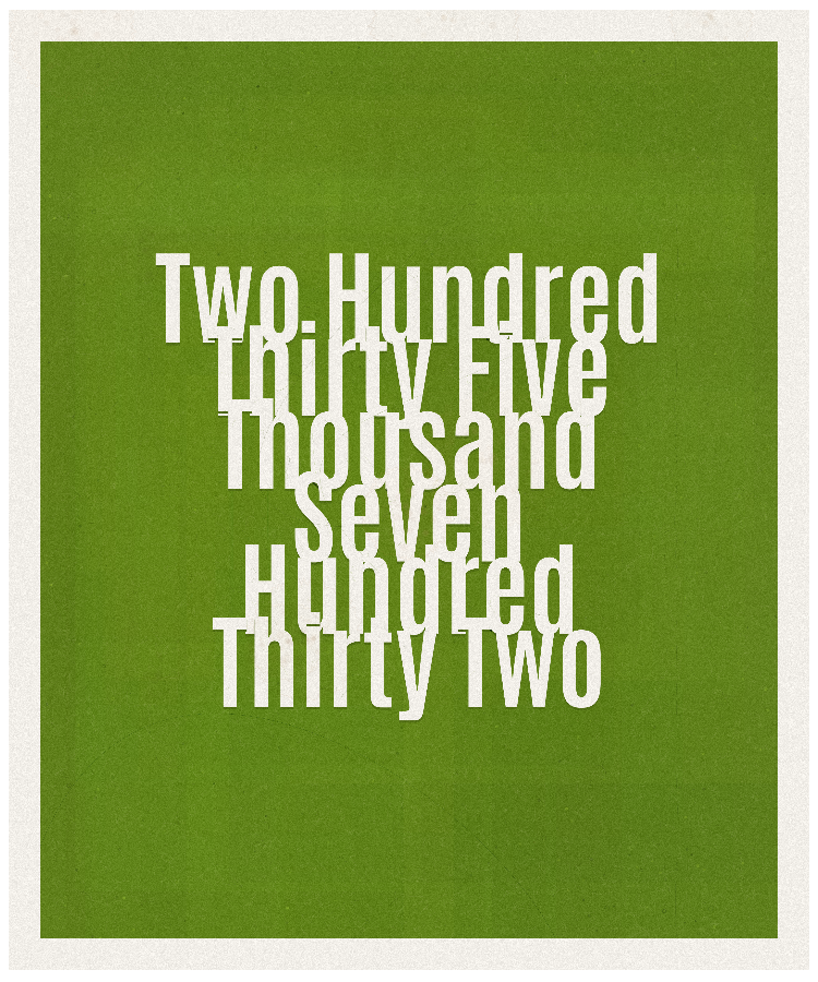 Count #235732
