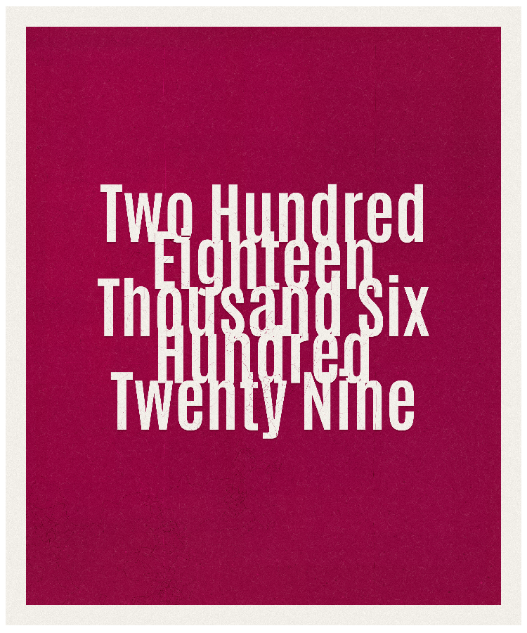 Count #218629