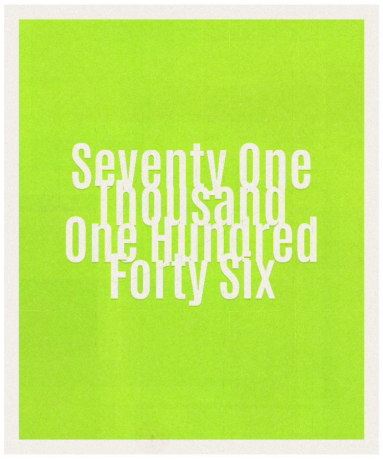Count #71146