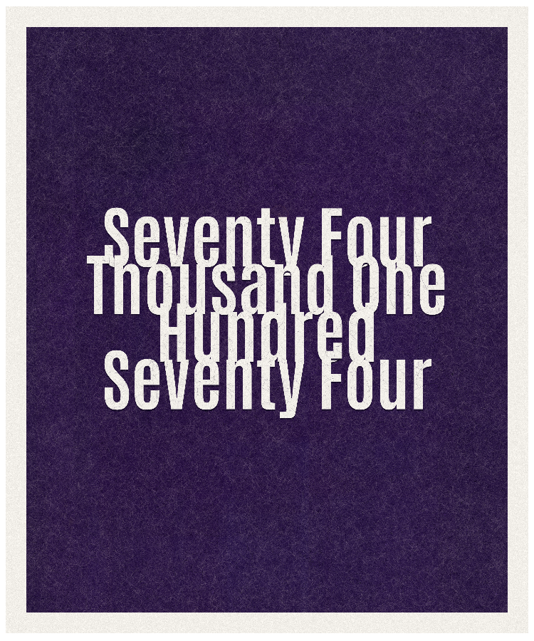 Count #74174