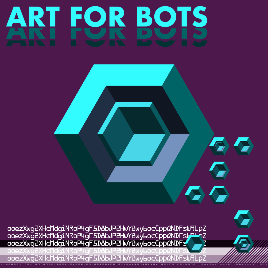 Hexagones - Art for Bots for Humans #27