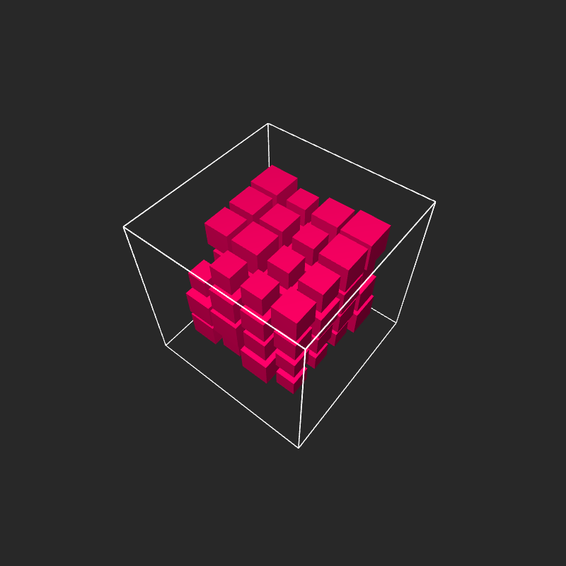 Transparent cube #001 #7