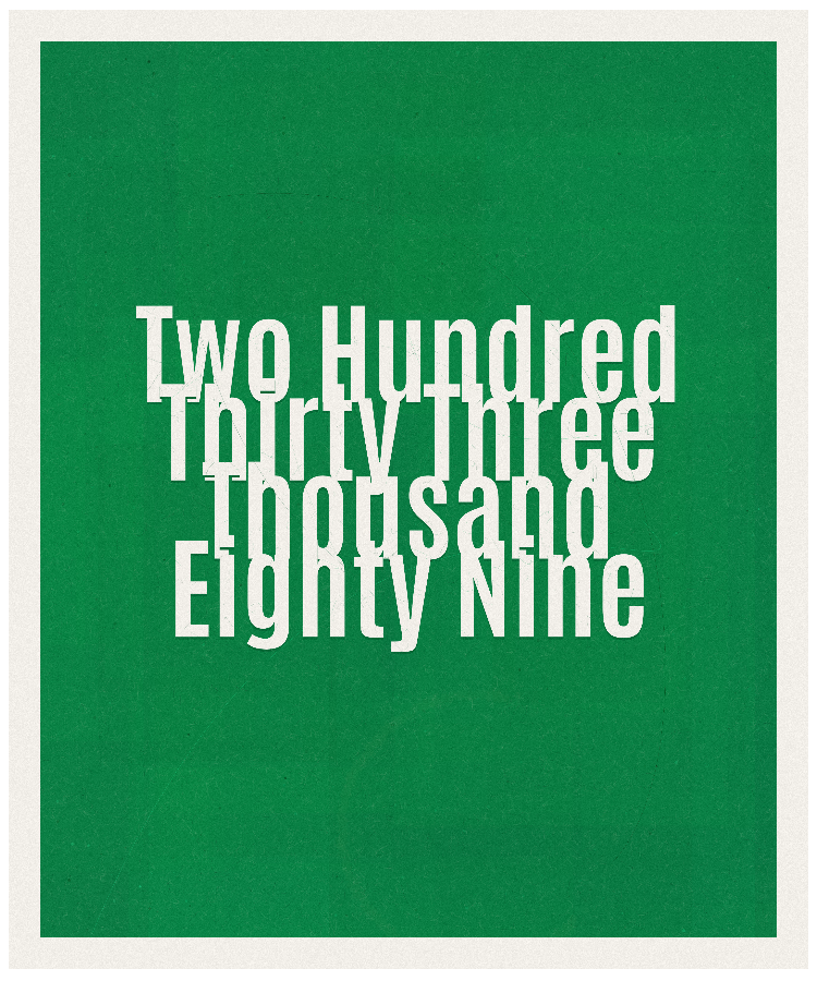 Count #233089