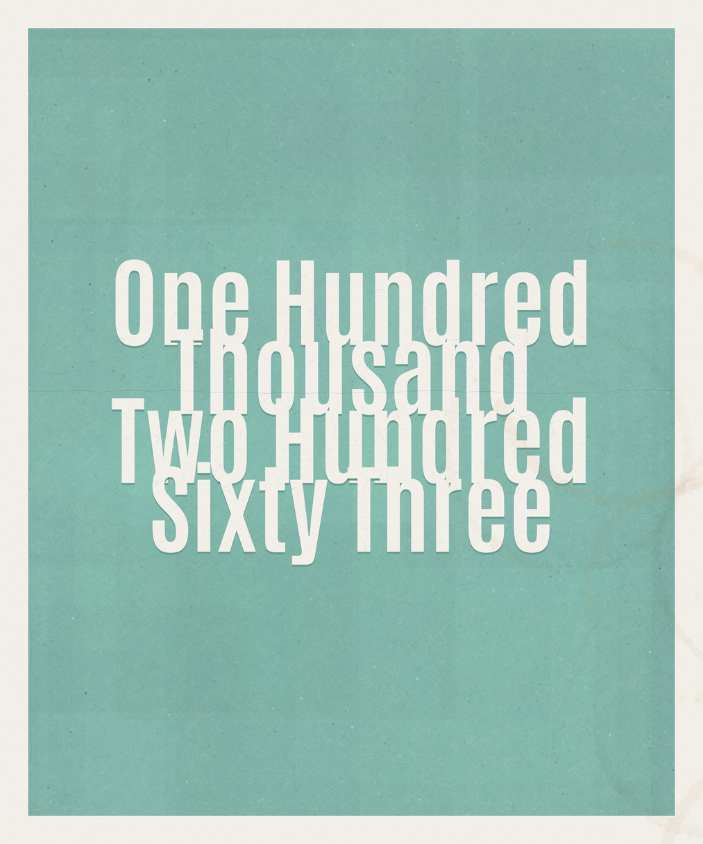 Count #100263