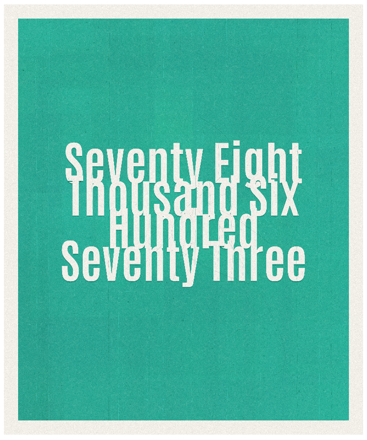 Count #78673