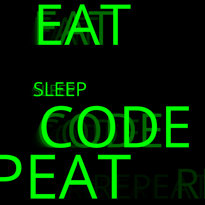 Eat Sleep Code Repeat #13