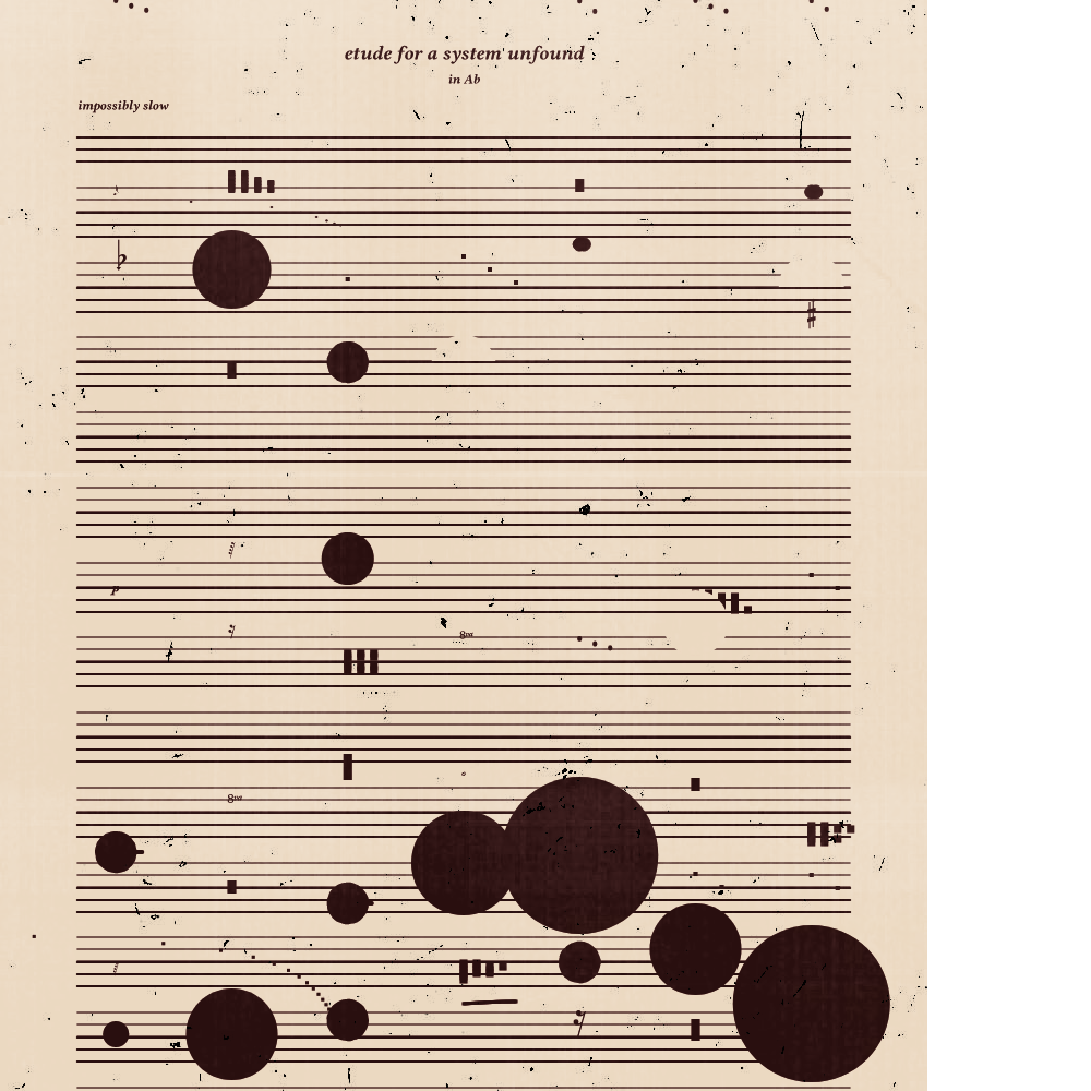 etude for a system unfound #21