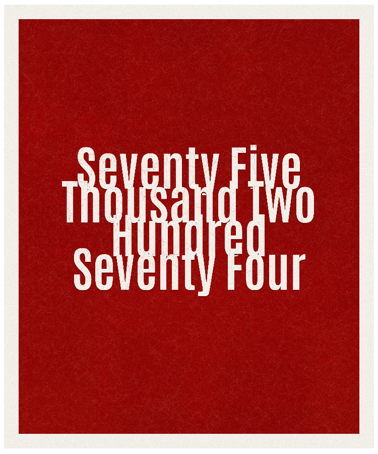 Count #75274