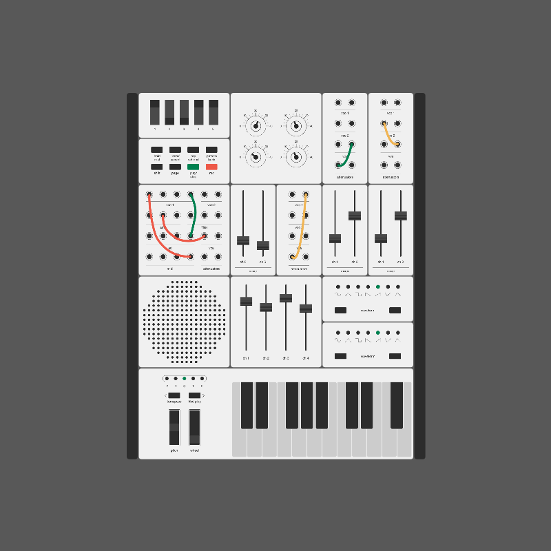 Modular synthesizer #7